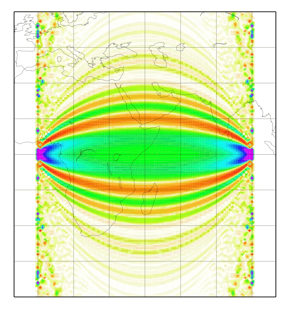 analytical kernel for Love waves 150 s